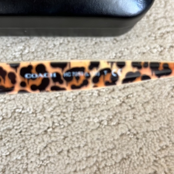 Coach Sunglasses with black case. Has a prescription in the lenses. - Picture 3 of 4